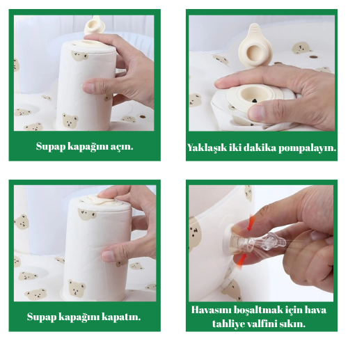 Şişme Bebek Koltuğu – Her Yerde Konfor, Her An Keyif!